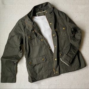 JCrew Downtown Field Jacket - Mossy Brown
